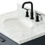 Meuble-lavabo simple en bois massif 30 po avec plateau en marbre de Carrare 1,5 po Tidworth-1028089731-1061793477