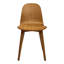 Chaise d'appoint en chêne et bois massif