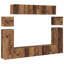 Unfinished Floating Entertainment Centre for TVs up to 88"-1896141871