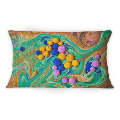 Abstract Throw Pillow