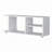 Tubac TV Rack in Melamine With Open Storage-544544689