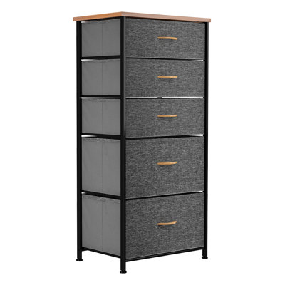 Ariha 114.3cm W 5 - Drawer Chest of Drawers