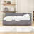 Twin Linen Upholstered Daybed with Storage Drawers-2076599212