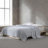 Calvin Klein Honeycomb Cotton Solid Reversible Blanket-93550064-93550065