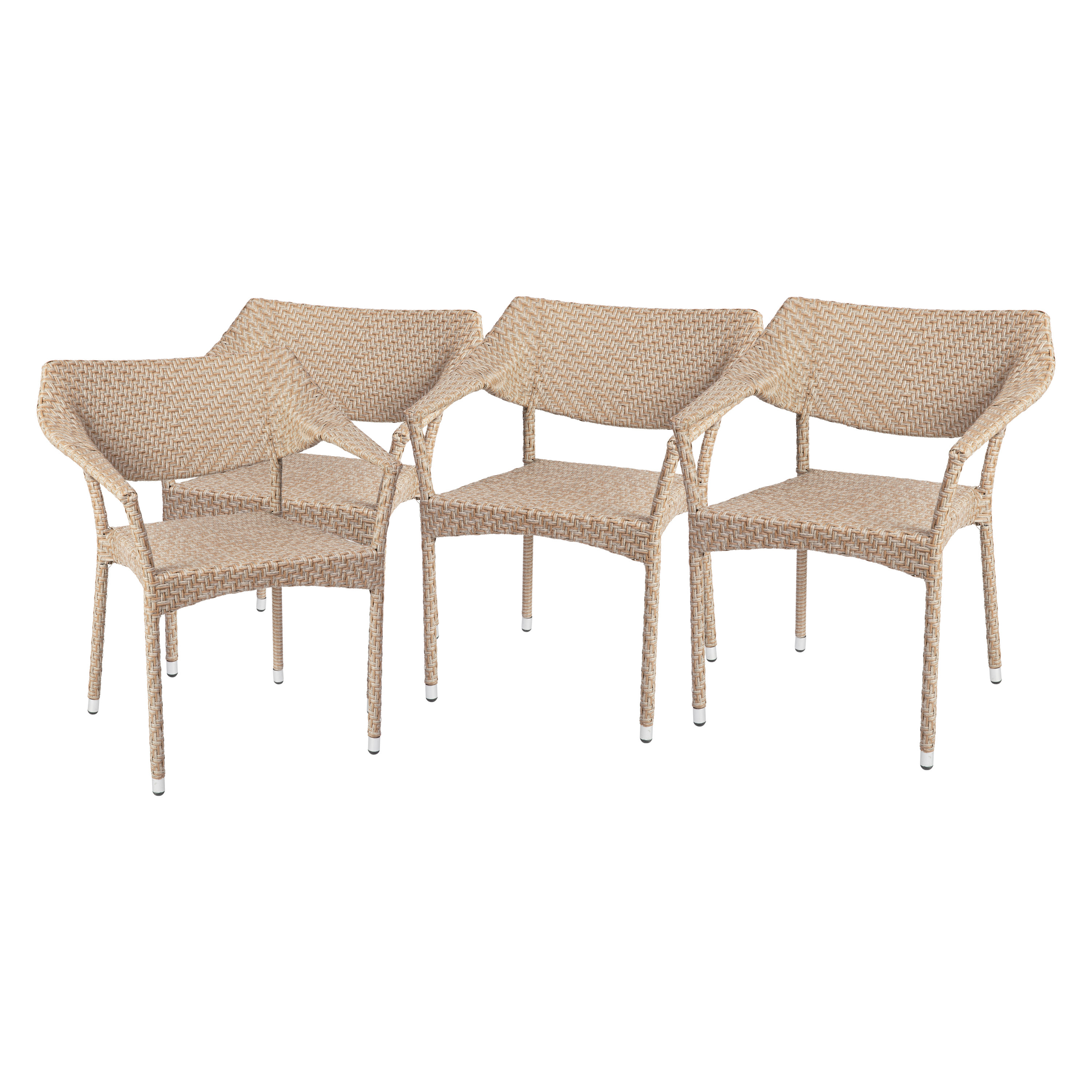 Wildon Home® Tequesta Commercial Grade All Weather PE Rattan Wicker