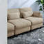Canapé modulaire modulaire en chenille Camel