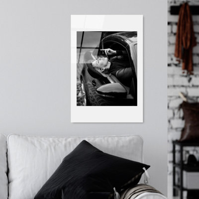 Stunning Tempered Glass Wall Art Painting, 11.8 x 17.7 inches | 100% Tempered Glass, Thickness: 0.16 inches | Fade-Resistant Back Surface Print, Vivid Colors | Perfect for Home Decor & Modern Aesthetics