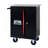 DOUBLE-DOOR CLAPBOARDl MULTI-FUNCTION TOOL CART--BLAK&RED