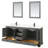 Deborah 80'' Double Bathroom Vanity with Quartz Top with Mirror-98208027-98208028-98208031