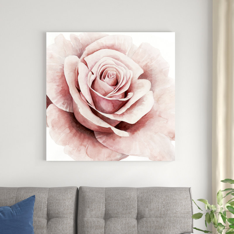 Rose rose I, H 36 po x l 36 po x P 1,25 po