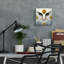 «Snowy White Owl» par Tanya Mavric, art mural en verre acrylique-902140066