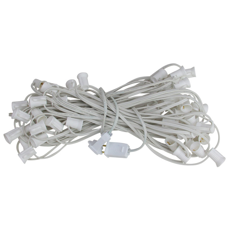 Ensemble de douilles commerciales C7, H 0,5 po x l 600 po x P 0,5 po, Blanc
