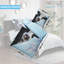 Cotton No Pattern Duvet Cover Set with Pillowcases Included