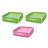 Intex 48x12" Mini Framed Beginner Outdoor Kiddie Pool, Colour Varies (3 Pack)