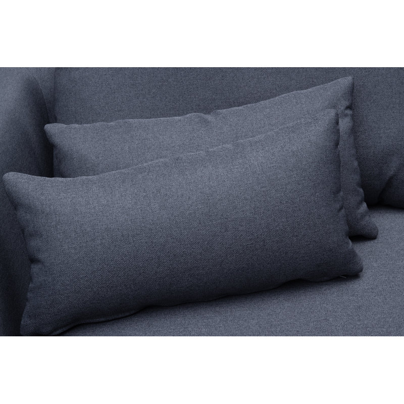 Cahoe Corner Sofa in Cord Fabric, Right Hand Facing, Polyester, Dark Jeans