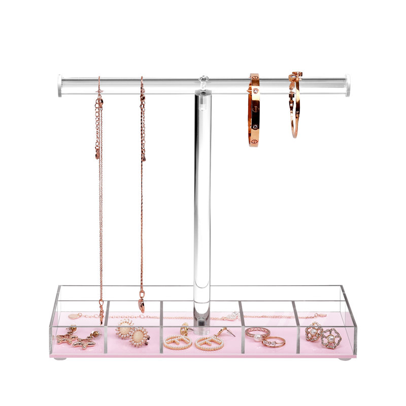 Plateau à bijoux, Rose clair