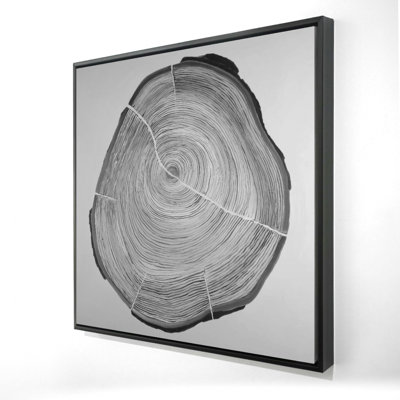" Grayscale Wood Log "