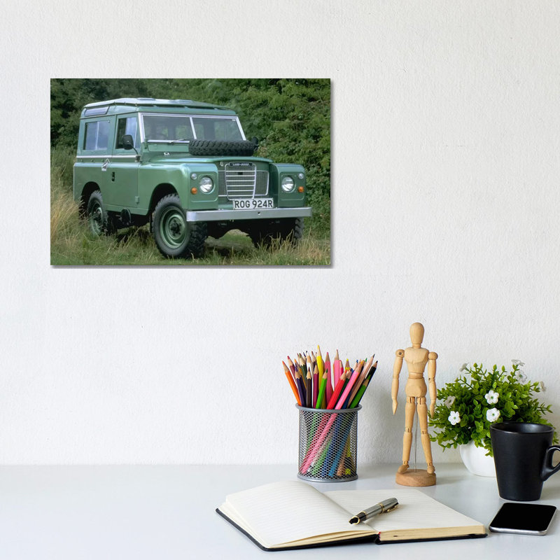 Land Rover Series III - Wrapped Canvas Print, 20.32 cm H x 30.48 cm W
