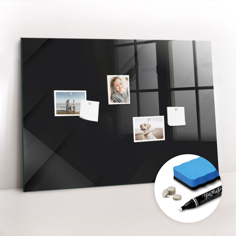 Magnetic Glass Photo Memo Board