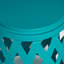 Tables d'appoint mat sarcelle, design, articles de patio légers, 2 styles, ornements,