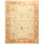 Oushak Oriental Hand-Knotted Wool Ivory/Rust Area Rug-2005251845