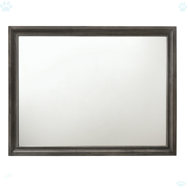 Miroir moderne pour salle de bain, Gris