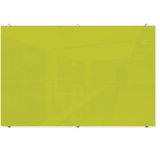 Mooreco Lime Glass Magnetic Whiteboard 4x6