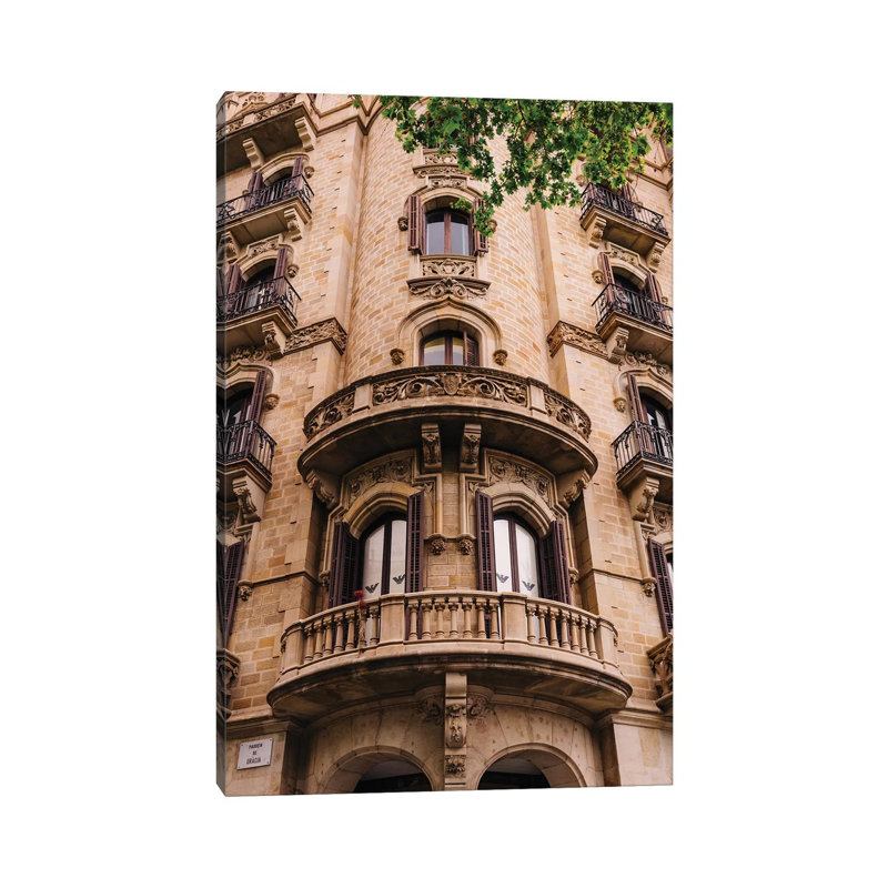 Barcelona Architecture II by Bethany Young - Print on Canvas, Wrapped Canvas, 45.72cm H x 30.48cm W x 1.91cm D