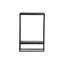 Febe 40cm W Metal Wall Shelf