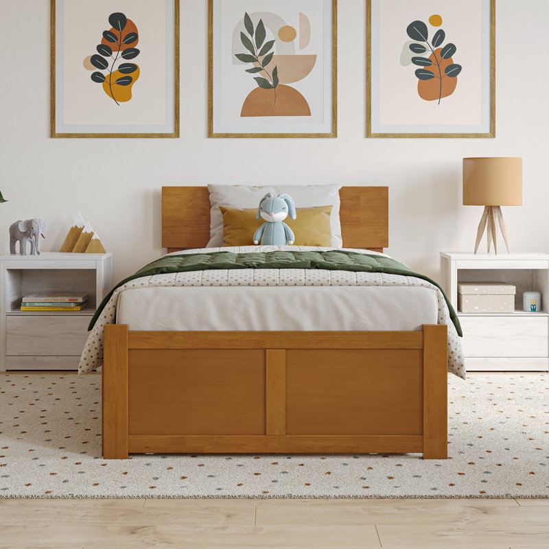 Solid Wood Storage Bed, Twin