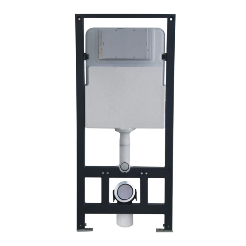 Citerne de toilette murale rectangulaire DAX, blanc