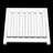 12.6x10.2" Solid Wood Folding Chair Wall-mounted