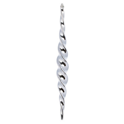 Shiny Spiral Icicle Christmas Ornament