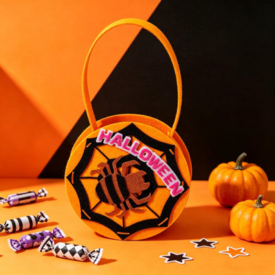Sac à main d'Halloween pour bonbons à la citrouille pour enfants