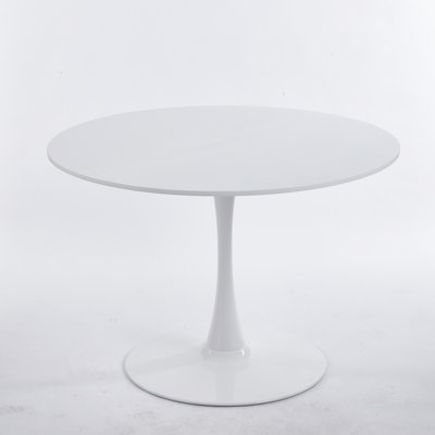 Dining Table, Coffee Table With Round MDF Table Top, Pedestal Base