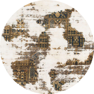 Tapis multicolore à motif abstrait Starkville