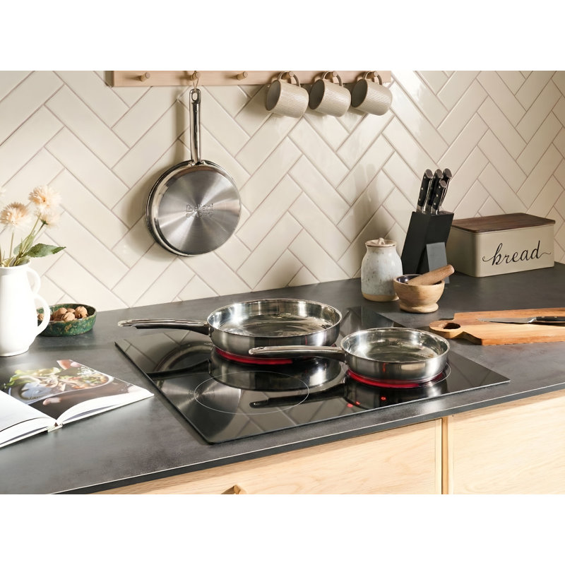 PRIMECOOK Stainless Steel Non-Stick Frying Pan Set