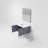 Geneva 30" Wall-Mounted Single Bathroom Vanity Set with Mirror-87285955-91877425
