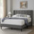 Linen Bed with Tufted Headboard-1578059427-1607275763