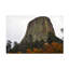 Art mural sur toile tendue - "Devils Tower Autumn" de Mitch Catanzaro pour décoration de salon, de chambre à coucher ou de bureau - 22 x 32