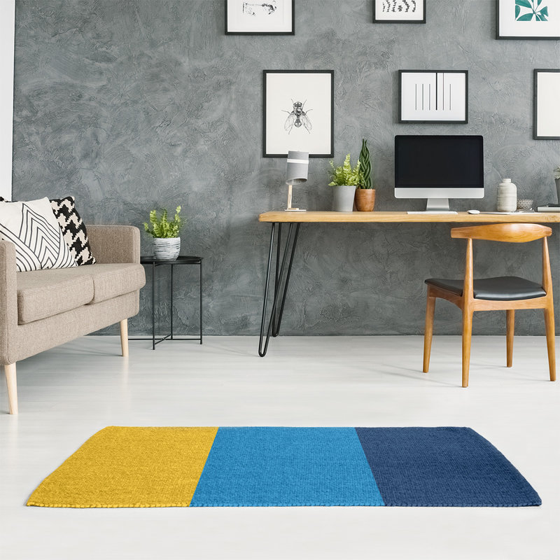 Striped Indoor Rug, Rectangle 5' x 7', Yes