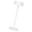 Ensemble de 2 lampes de table modernes, 14 po, lumière de bureau imperméable Ip54 à intensité variable blanc mat 3000 K, contrôle tactile