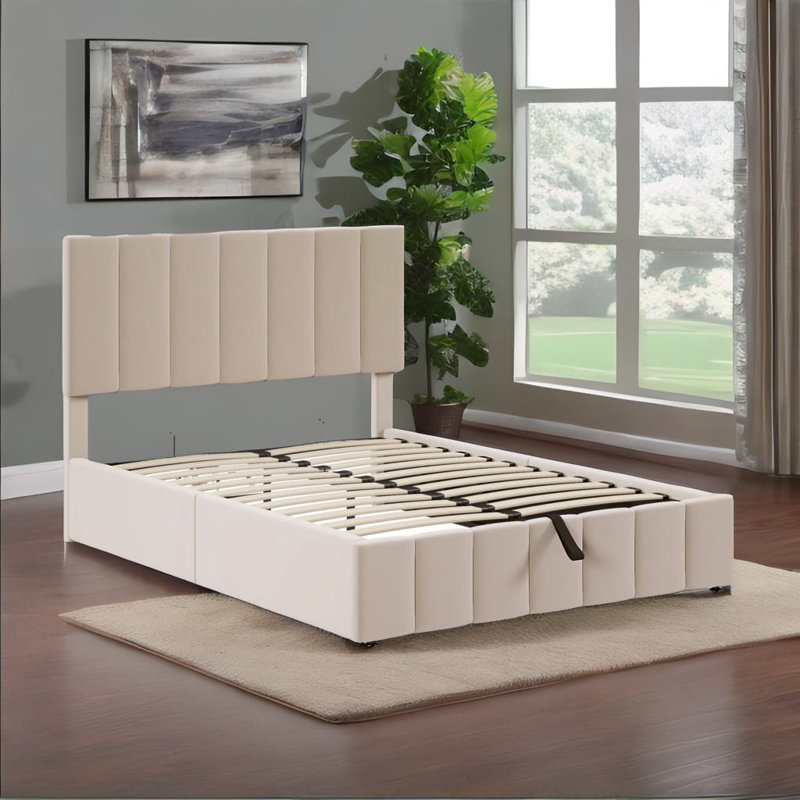 Full Size Upholstered Platform Bed