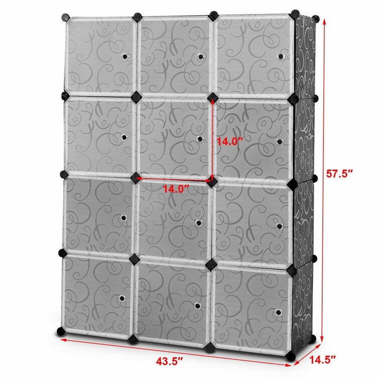 1pc College Dormitory Anti Dust 6 Cube Grid Small Organizer Box