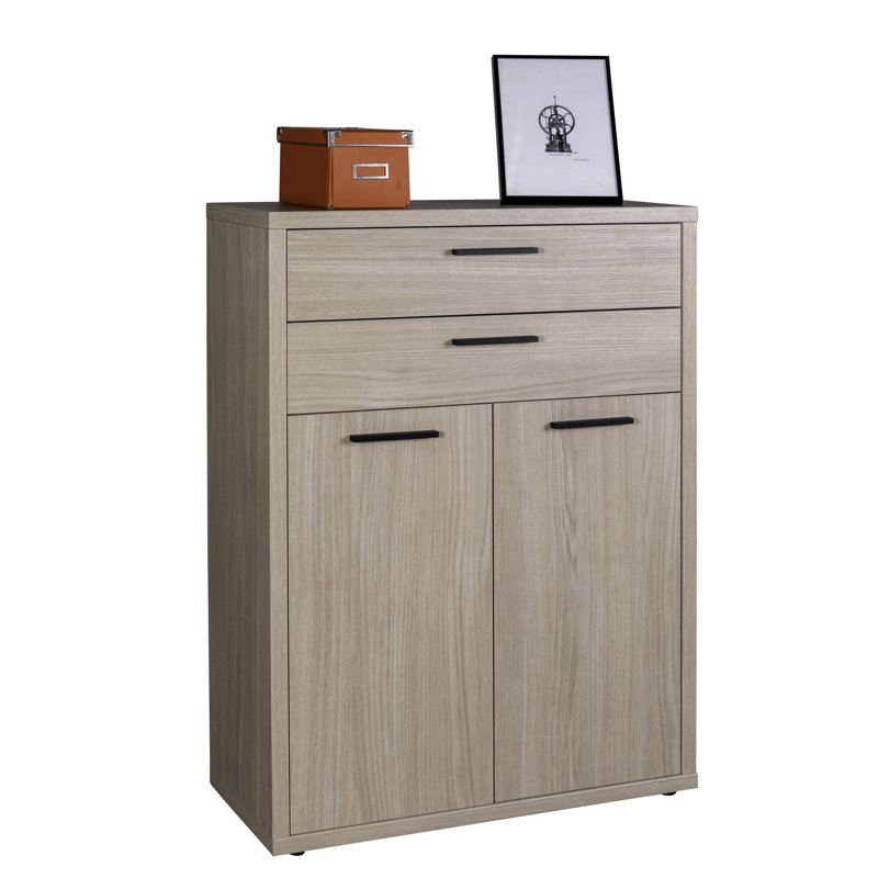 Davinci 112cm H x 82cm W Standard Bookcase, Brown