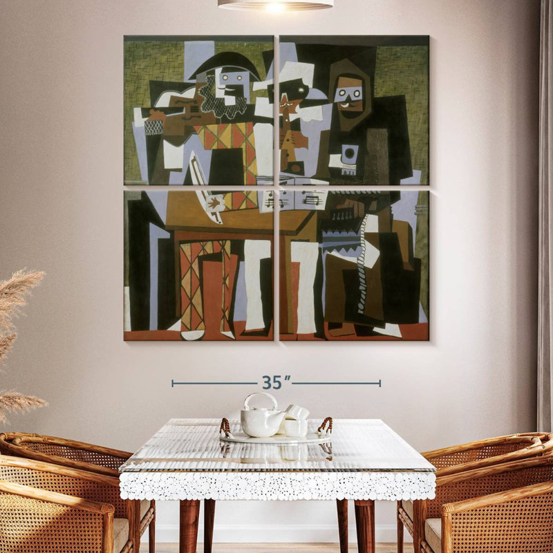 Three Musicians, H 50 po x l 50 po