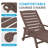 Grzedzinska Reclining Outdoor Lounge Adirondack Chair-1990471286