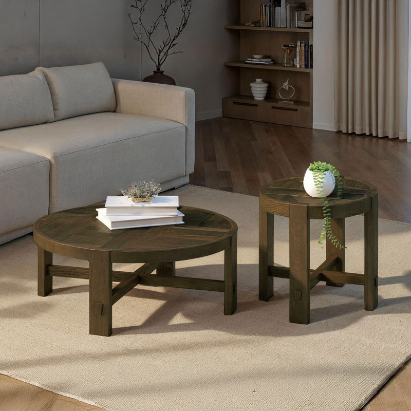 Kiyohisa Oak Coffee Table, Brown