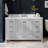 Cambridge 55'' Solid Wood Single Bathroom Vanity in Grey, with 1.5'' Carrara Marble Top, Center, Rectangle Sink-1787422549-1813933381