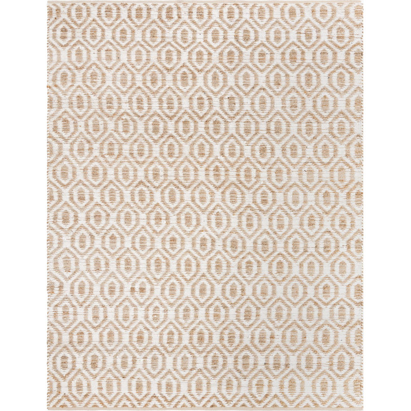 Egge Cotton Geometric Indoor Rug, Rectangle 9' x 12'